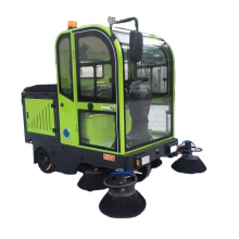 Driving type sweeper factory school property battery car automatic ground road sanitation sweeper